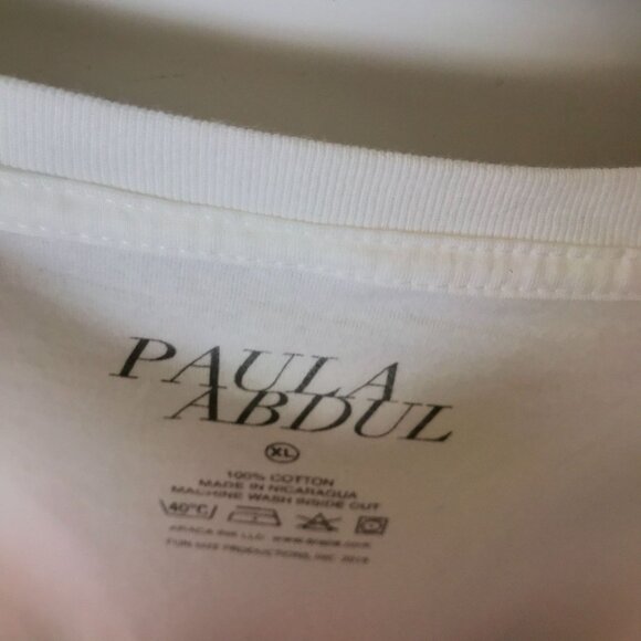 Paula Abdul T Shirt Rap Tee Graphic White Large L - Picture 11 of 13
